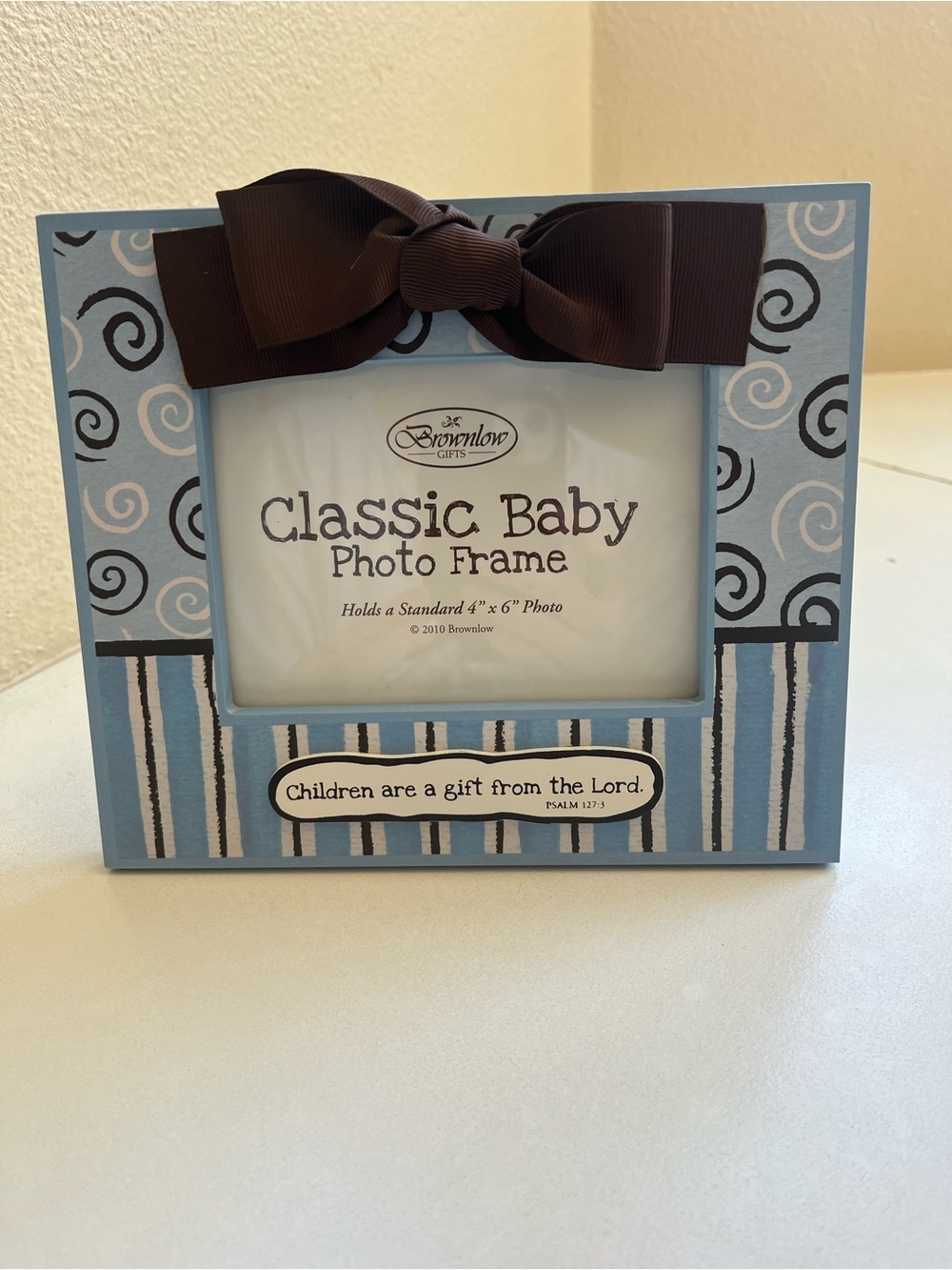 Brownlow Classic Baby Photo Frame - Children are a gift from the Lord
